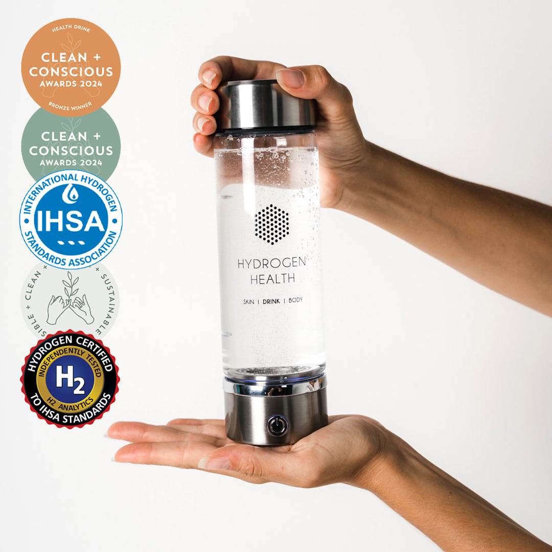 Hydrohealth Hydrogen Water Bottle 1600PPB SPE/PEM